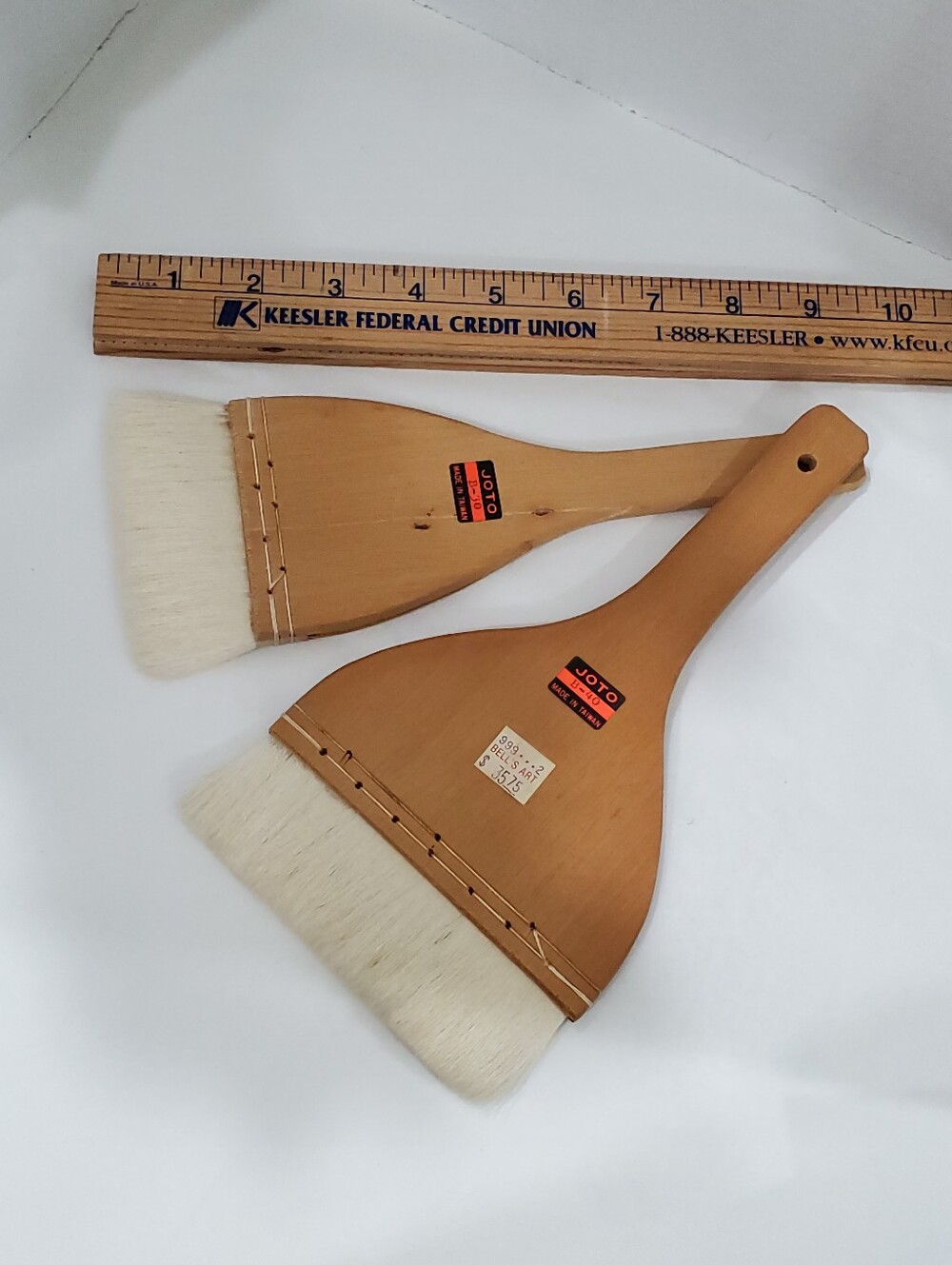 Joto B-30 & B-40 Taiwan Hake Brushes Goat Hair Artist Wash Brush Vintage